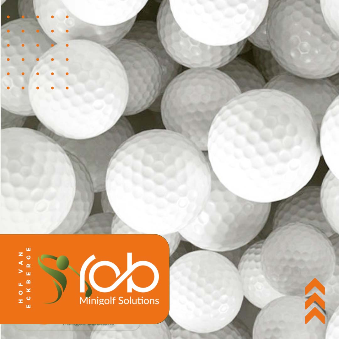 Midgetgolfballen met midgetgolf stick te koop bij ROB Minigolf