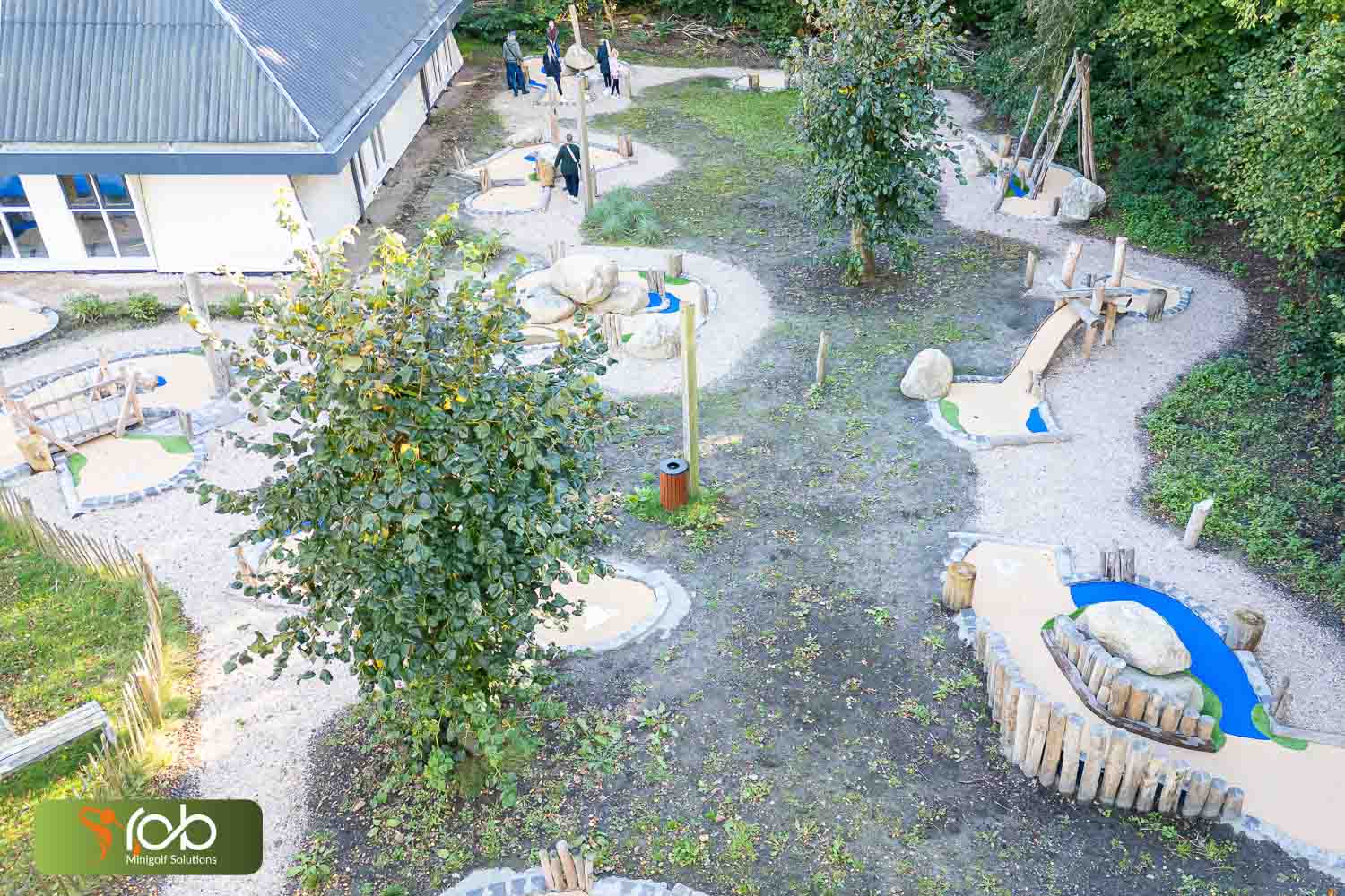 Minigolfbaan bij roompot Lunsberger